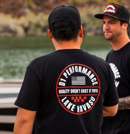 MENS - Black T Shirt 2024 Circle Logo