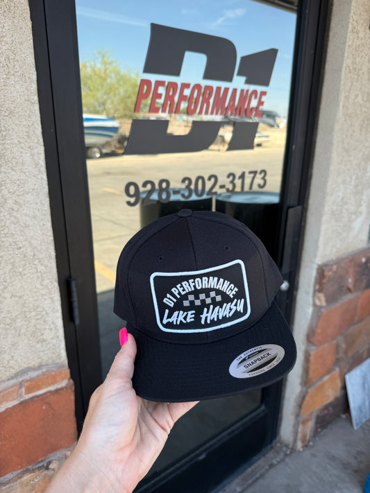 Black Solid Back / Grey Checkered