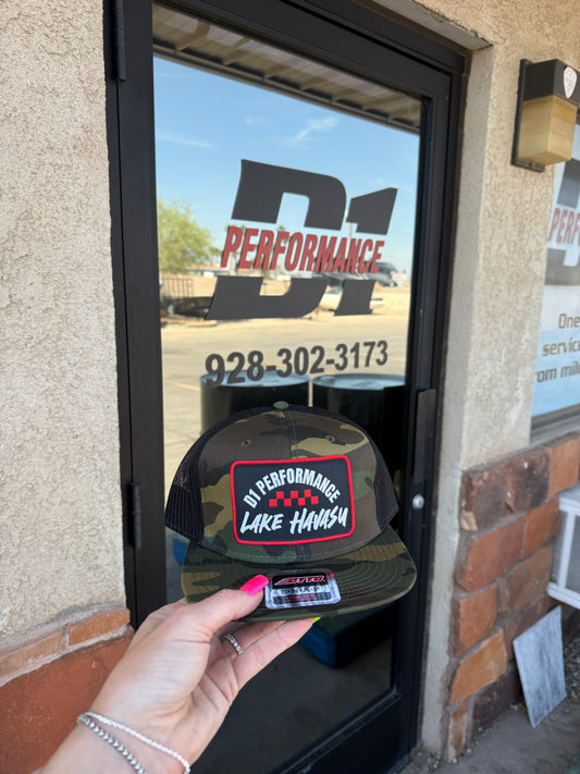 Camo / Red Checkered