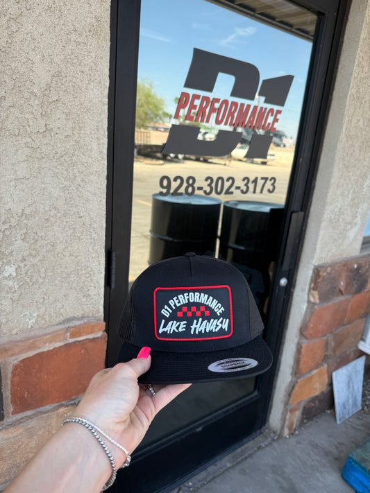 Black mesh Back / Red Checkered