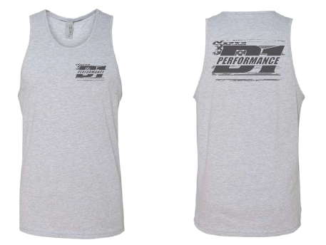 MENS -Grey D1 Performance Flag Tank